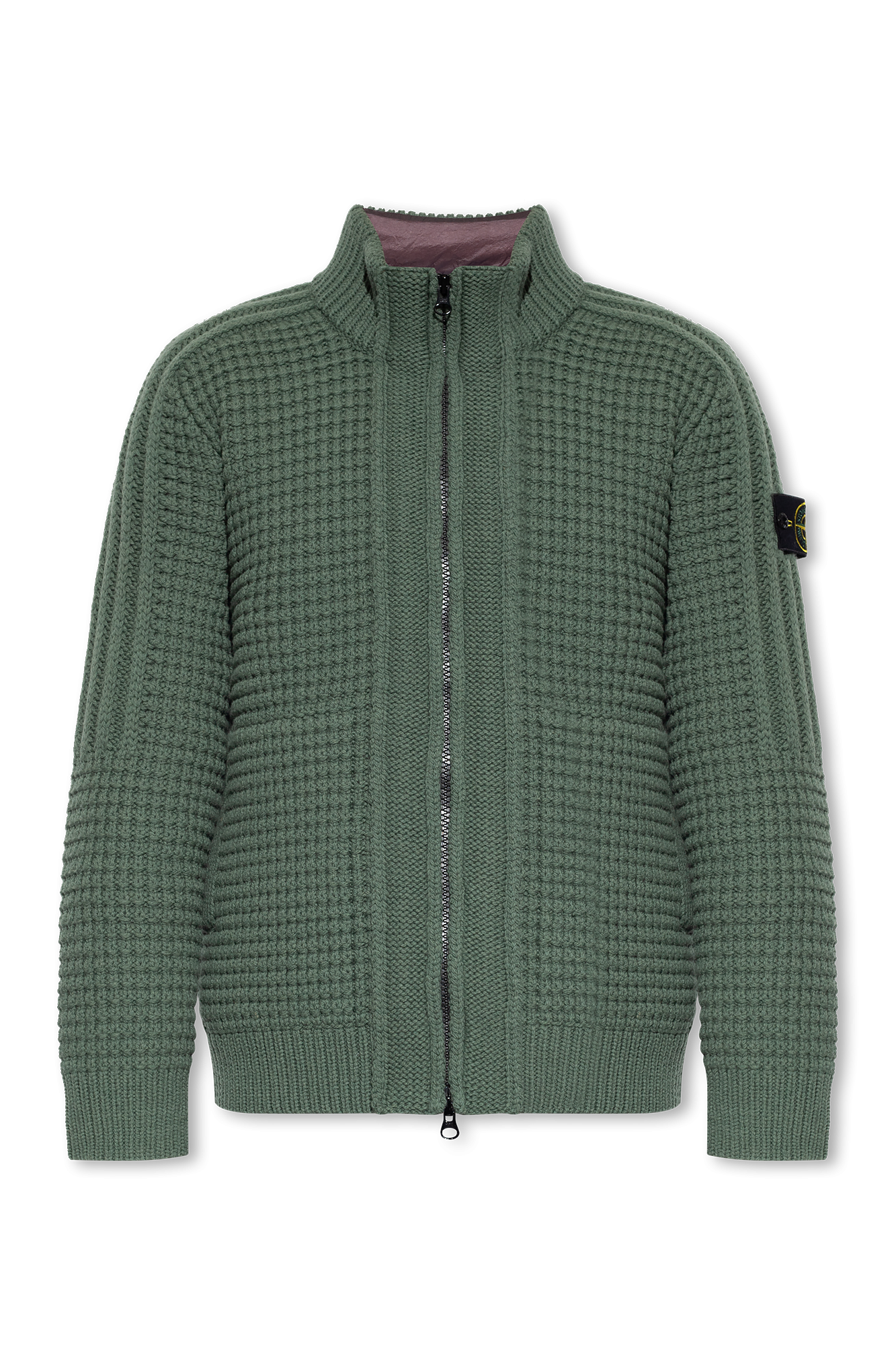 最も完璧な Green Cardigan with down jacket Stone Island ジャケット・アウター